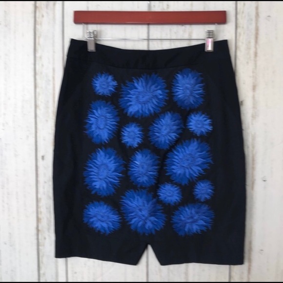 Anthropologie LEIFSDOTTIR  Embroidered Skirt - Picture 2 of 13